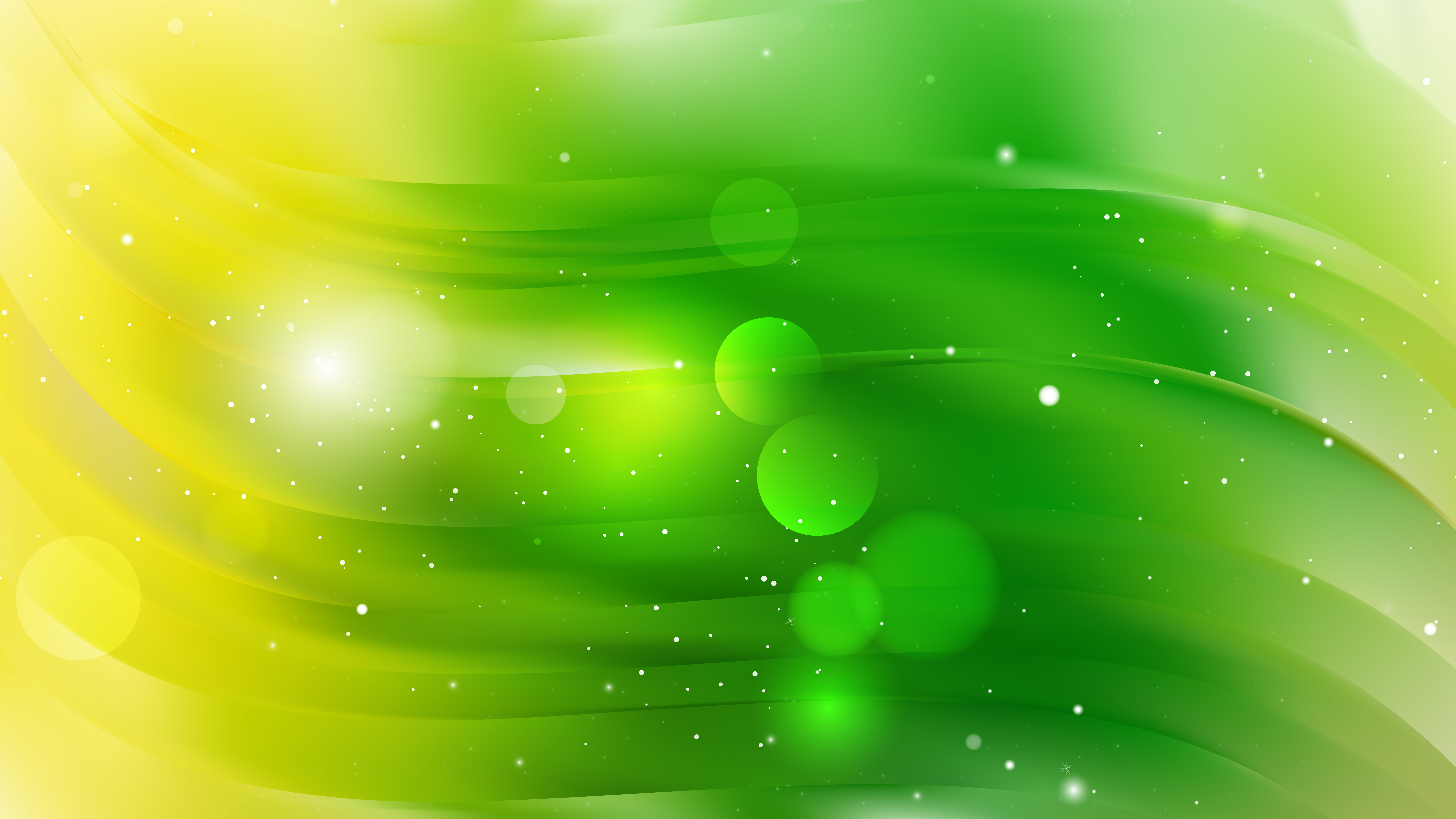 Free Green and Yellow Abstract Background