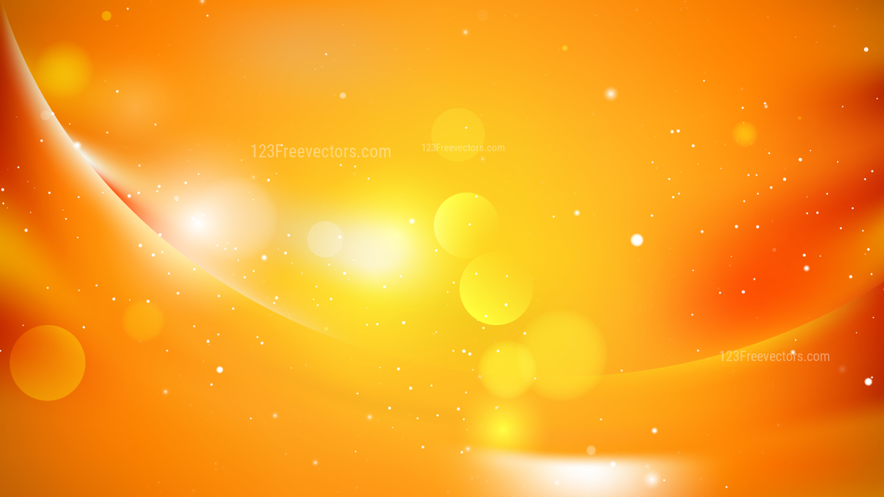 Abstract Orange And Yellow Background Graphic Design
