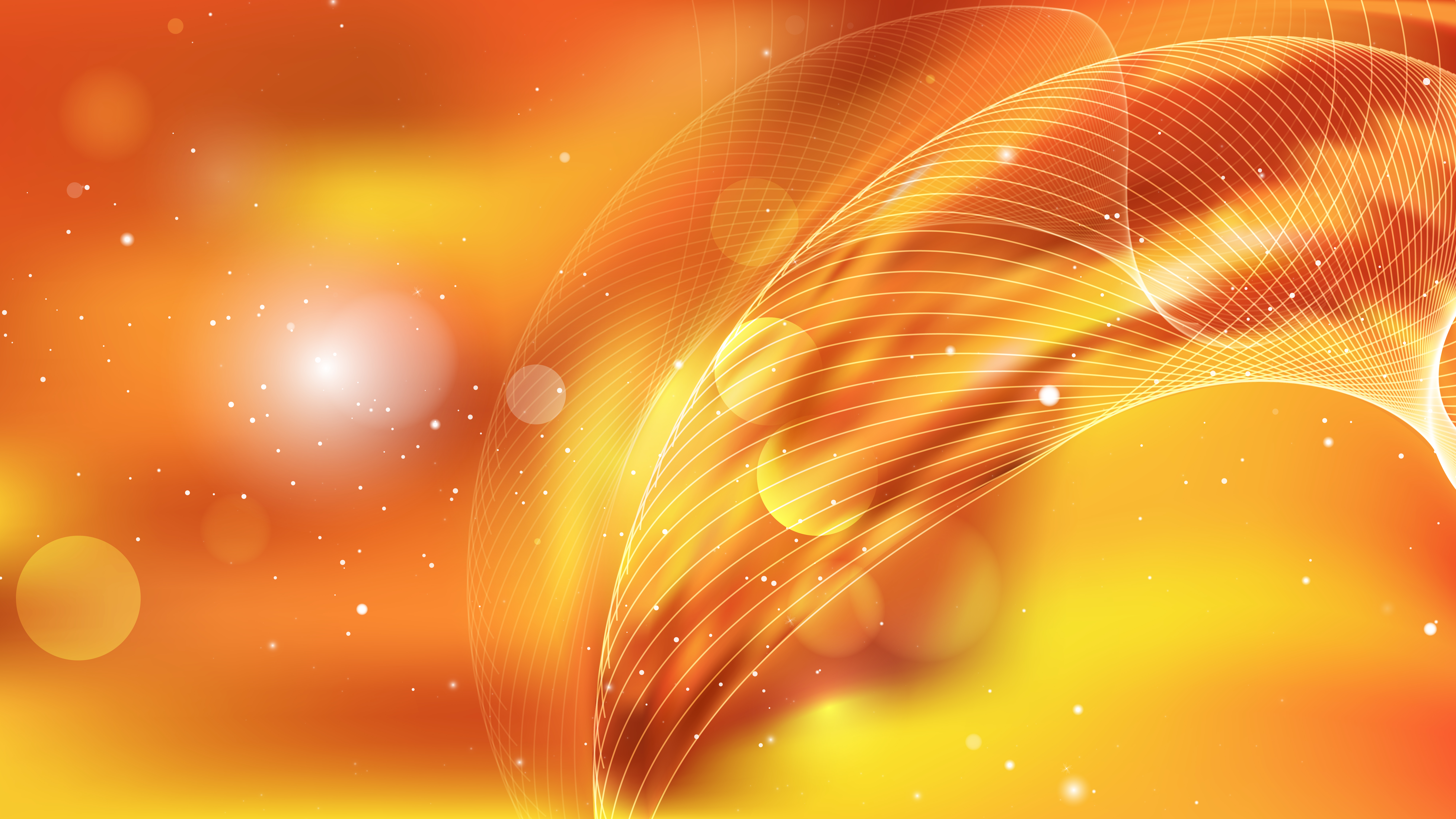Free Abstract Orange and Yellow Background Vector
