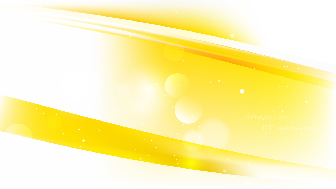 Abstract Yellow and White Background Vector