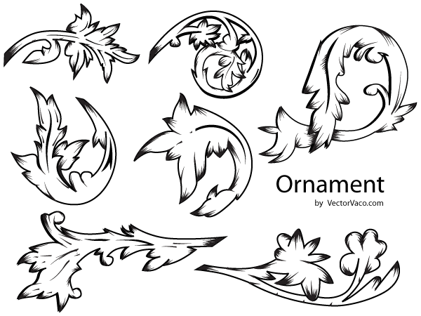 Free Floral Ornament Vectors