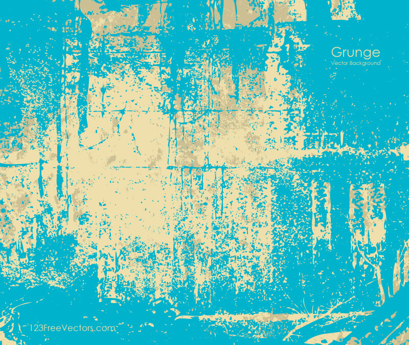 Blue Vintage Grunge Texture Background