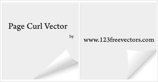 Page Curl Vector