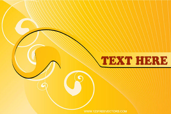Abstract Yellow Background Vector