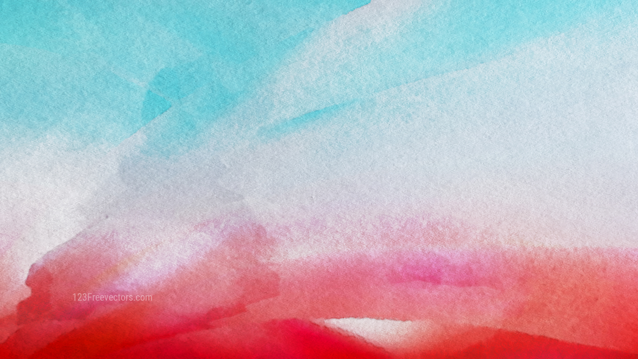 Red and Blue Distressed Watercolour Background