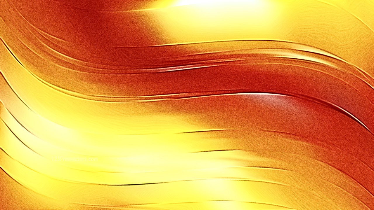 Shiny Red and Yellow Metal Texture Background