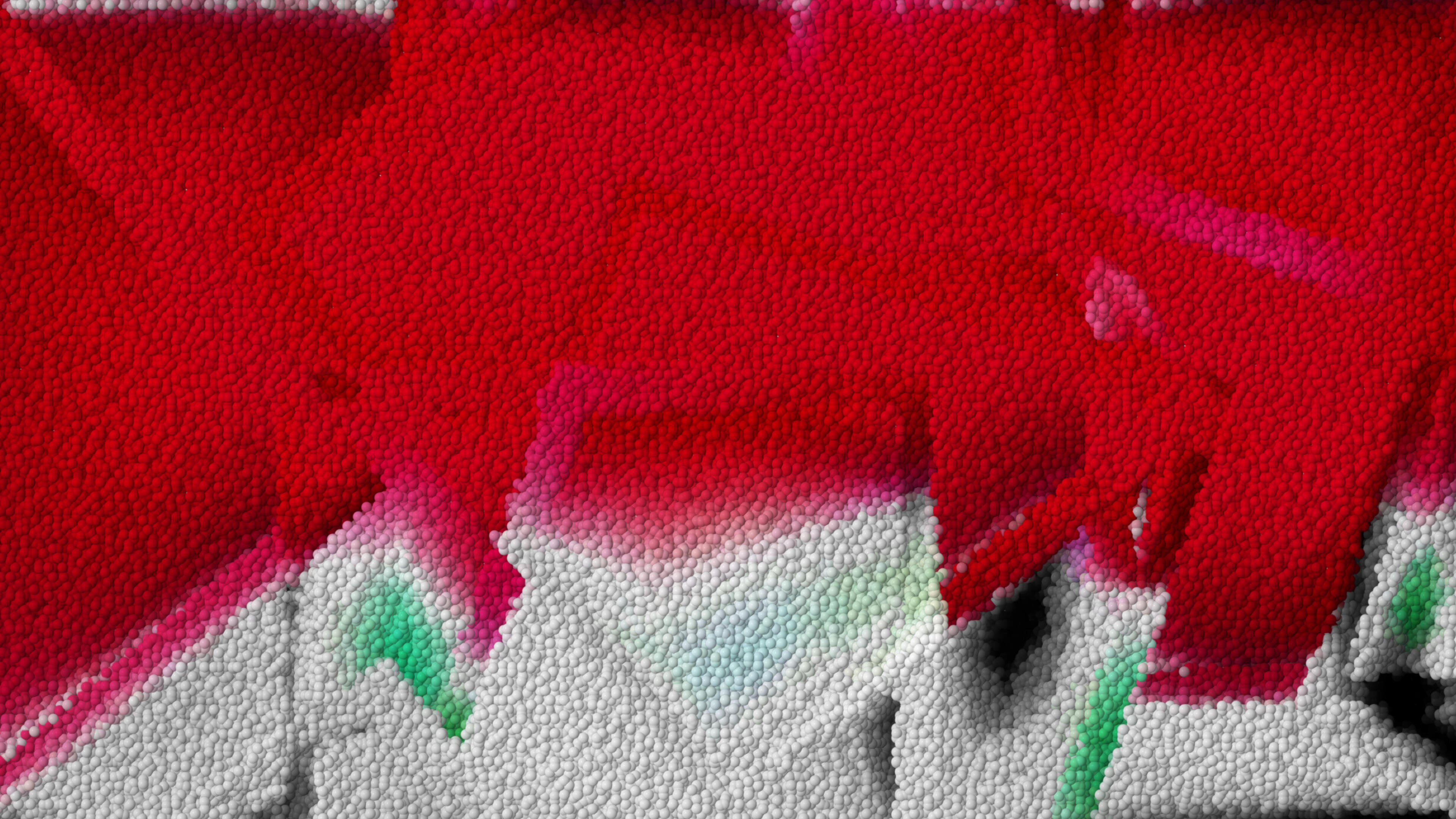 Red and White Leather Background