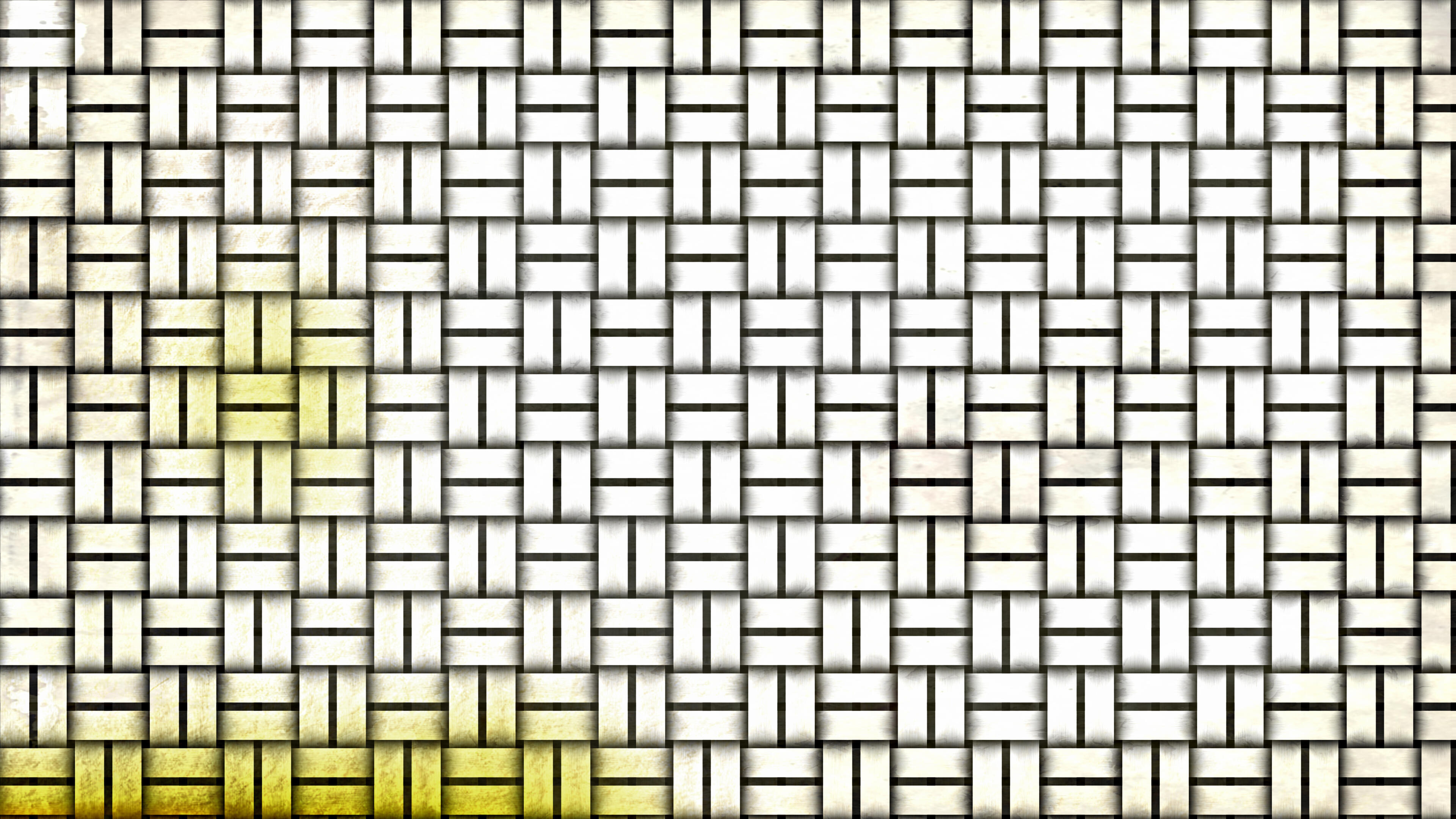 White and Gold Basket Background