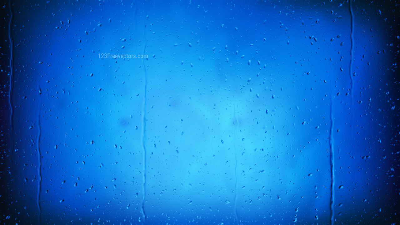 Cool Blue Water Drop Background