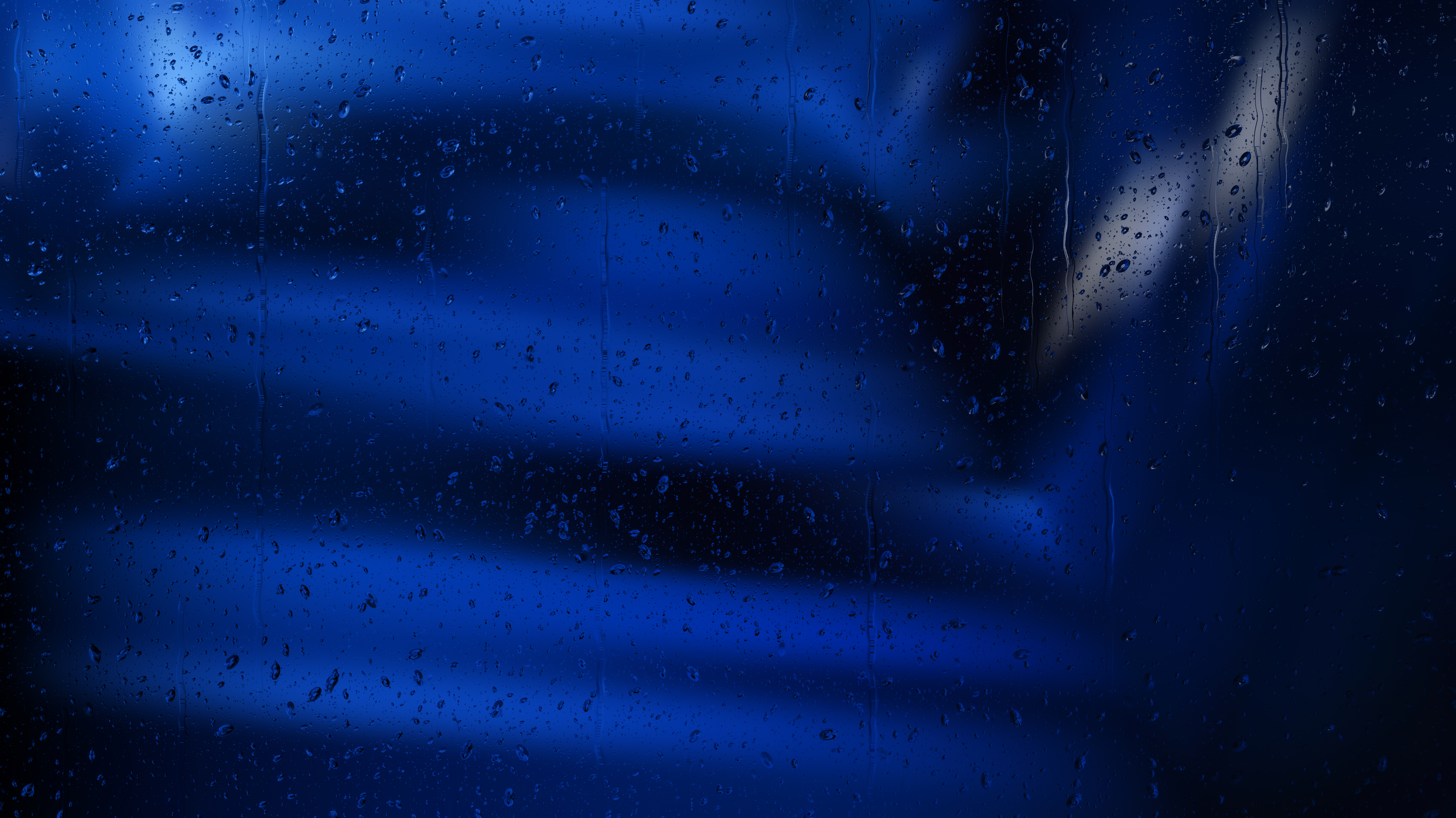 Free Cool Blue Water Droplet Background