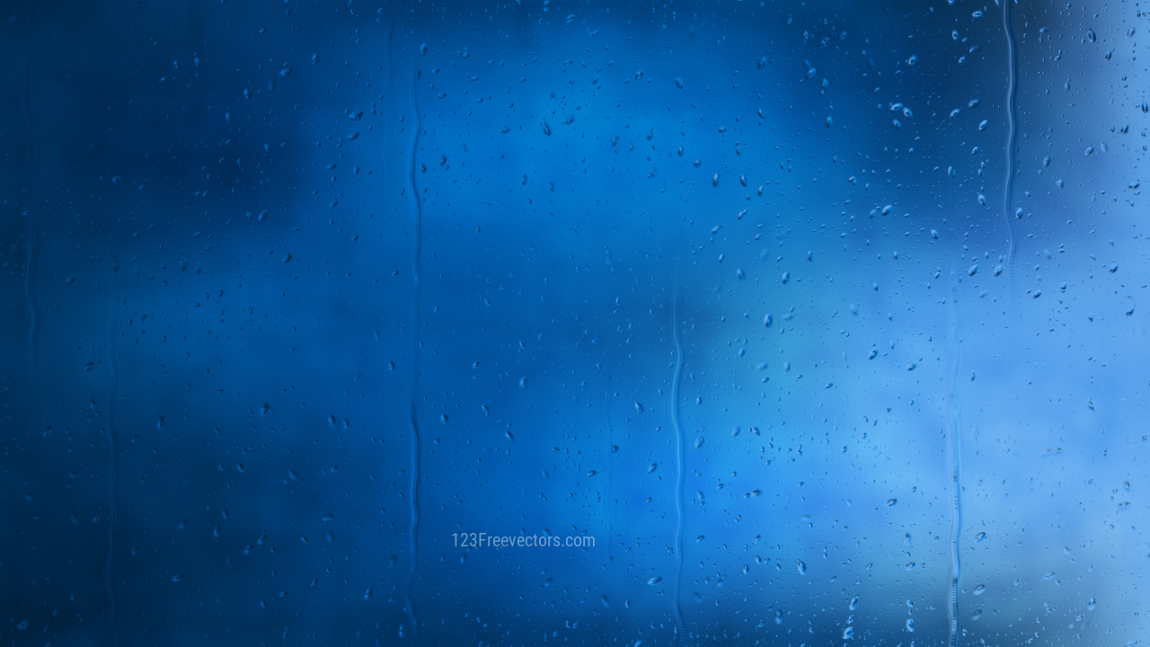 Dark Blue Water Drop Background