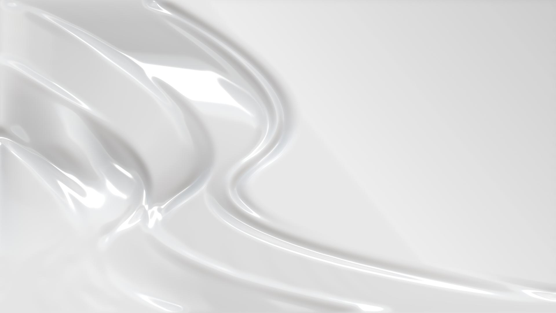 Glossy White Waves