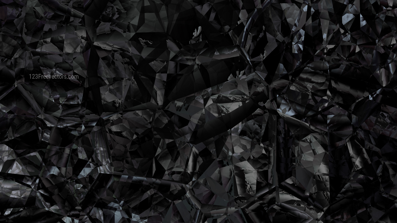 Black Crystal Background