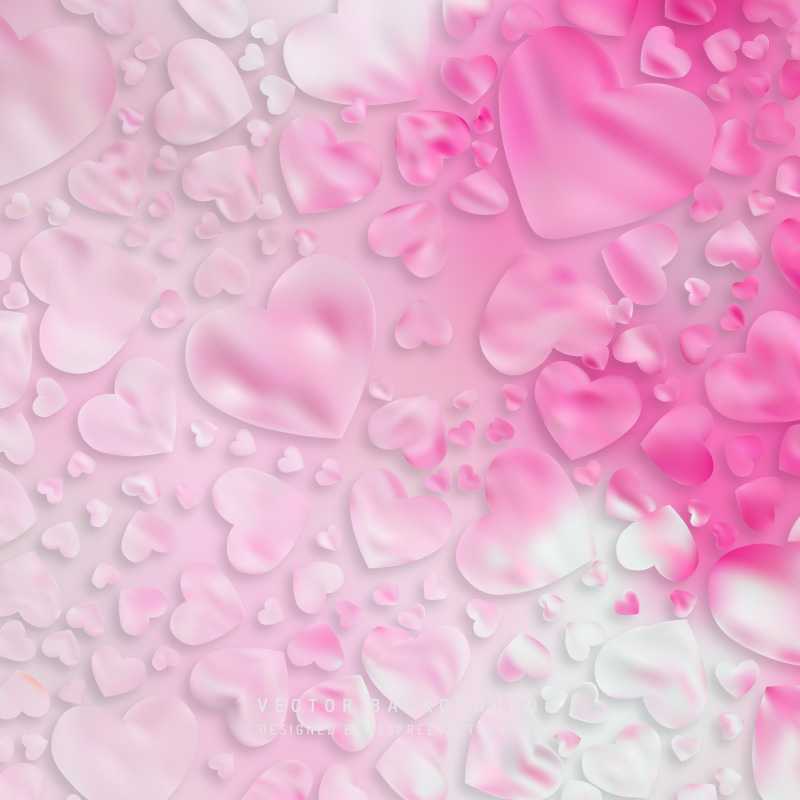 Captivating Light Pink Heart Designs A Visual Symphony