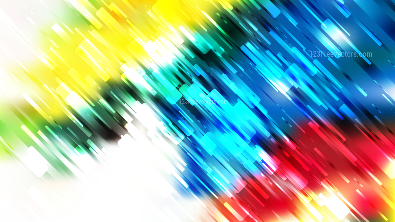 Abstract Red Yellow and Blue Diagonal Lines Background