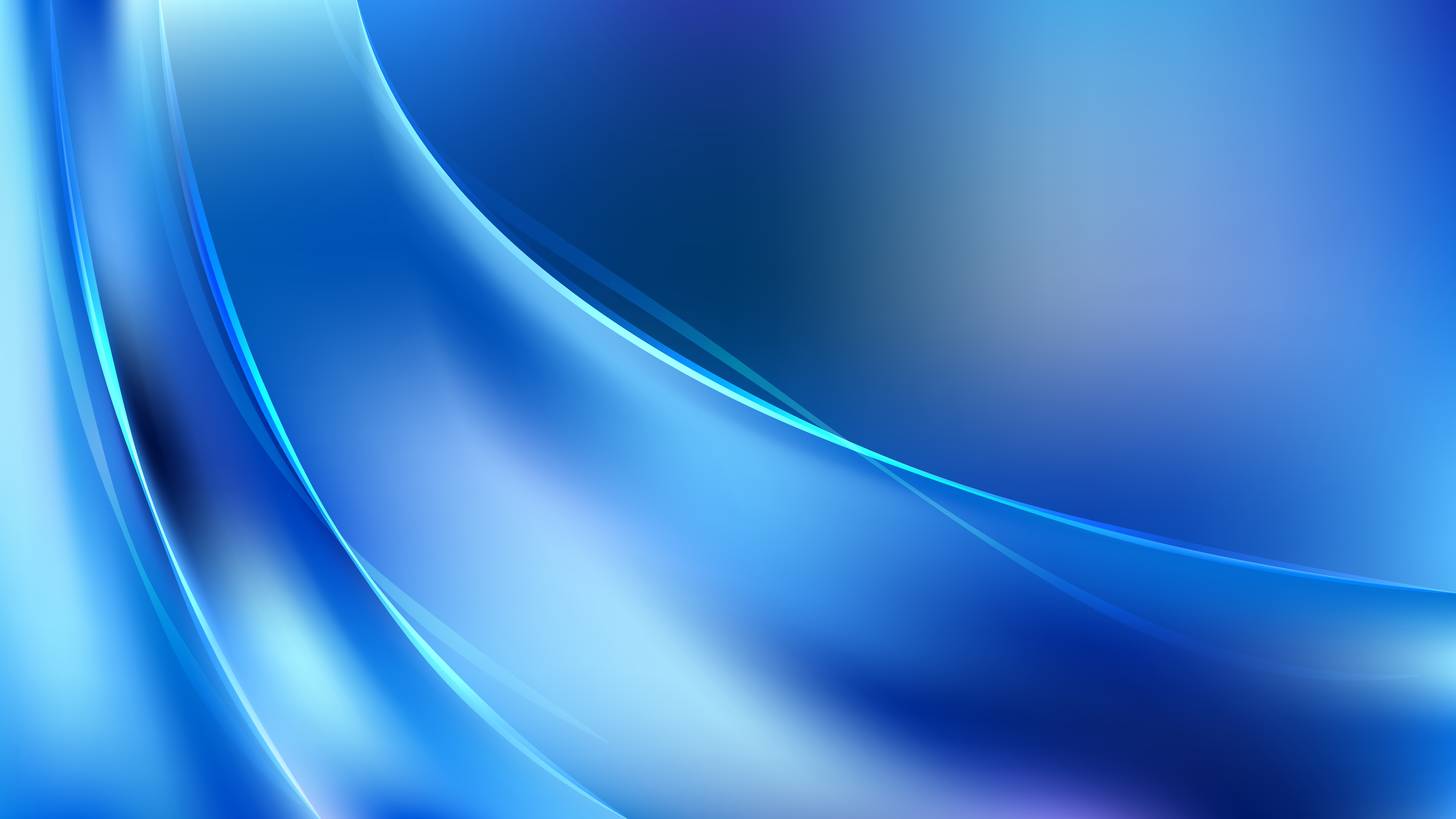 Free Abstract Glowing Blue Wave Background Image