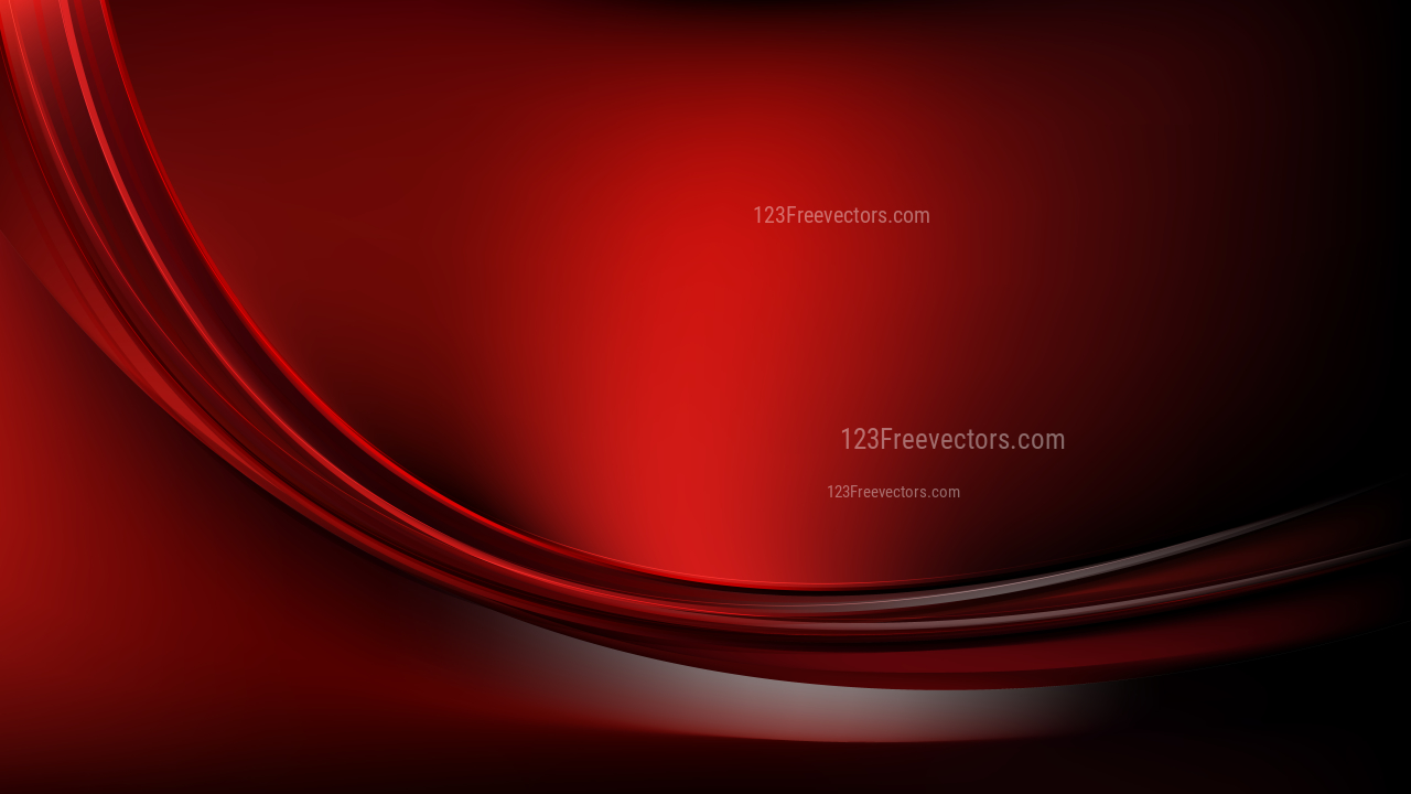 Abstract Cool Red Wavy Background