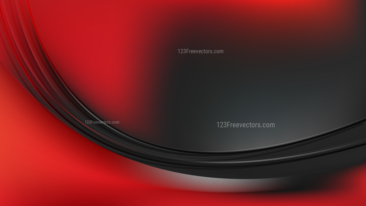 Abstract Cool Red Wavy Background Vector Graphic