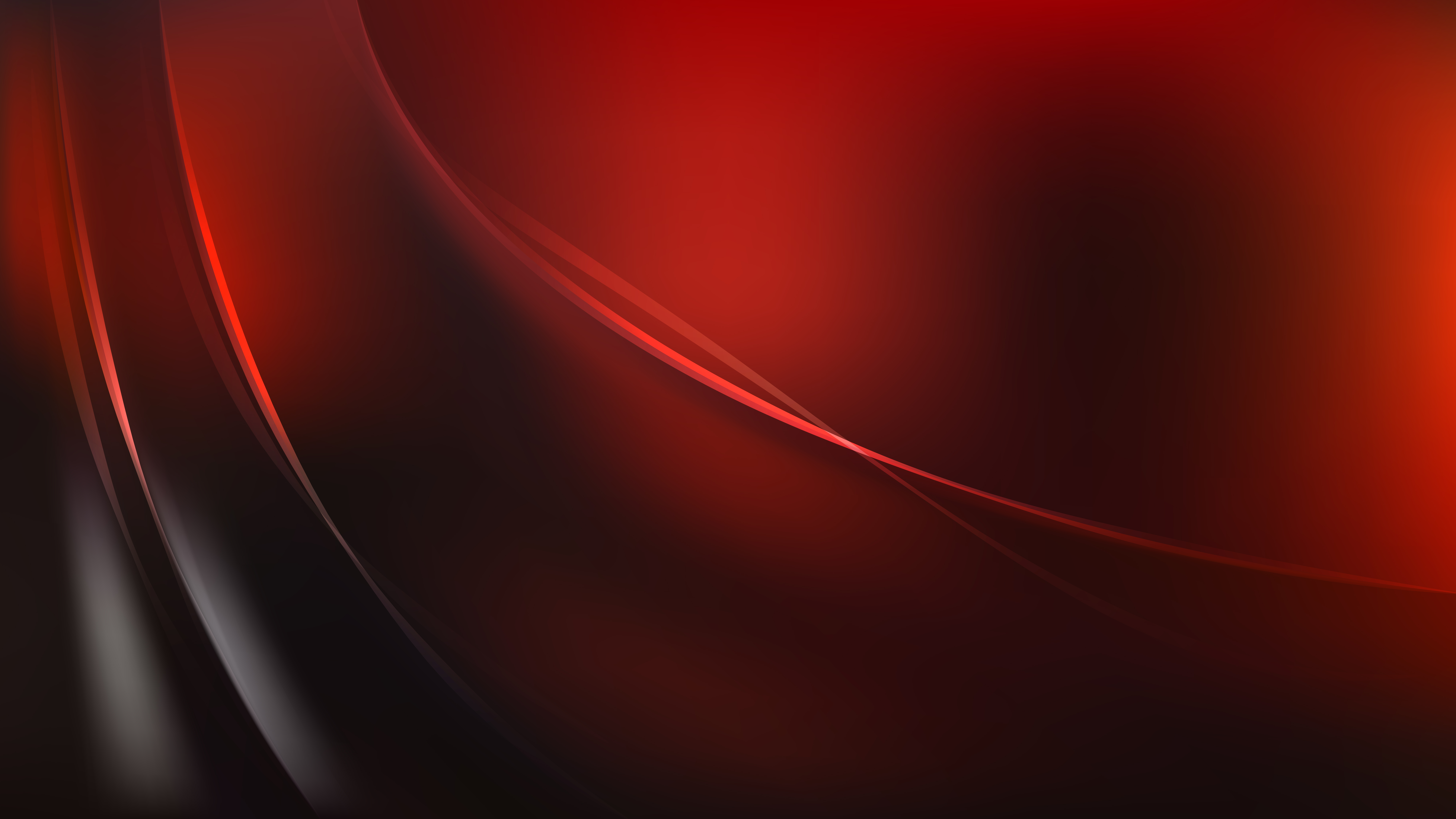 Free Abstract Glowing Cool Red Wave Background Image