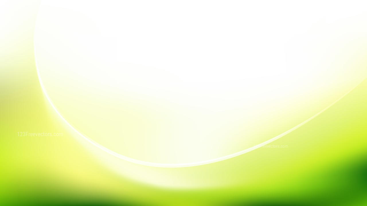 Green Yellow and White Abstract Wave Background Template Design