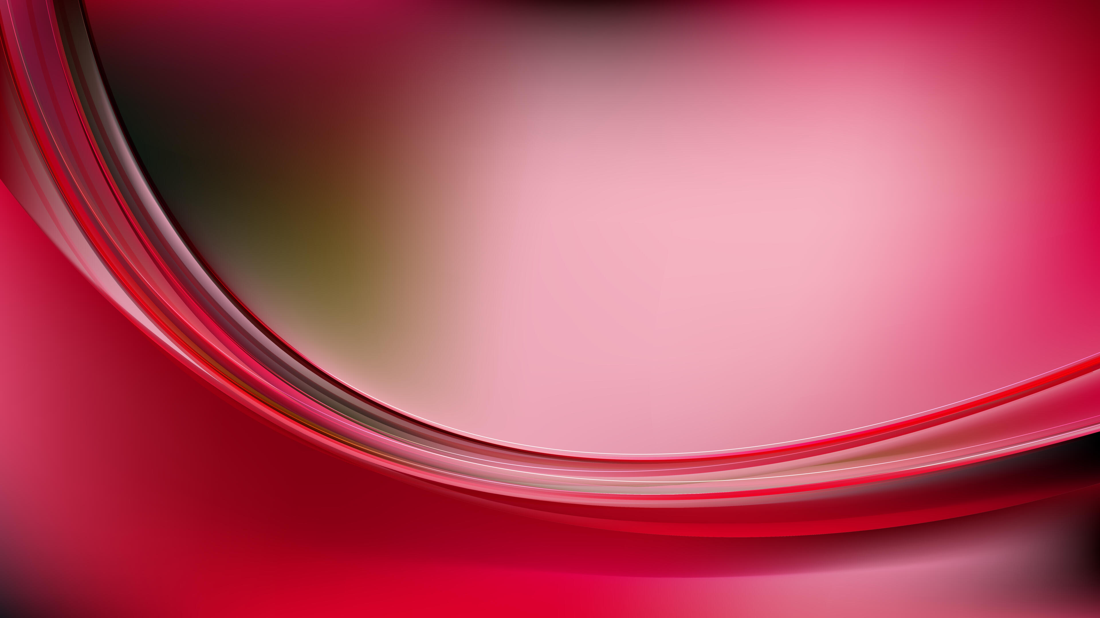 Pink Abstract Wave Background Template
