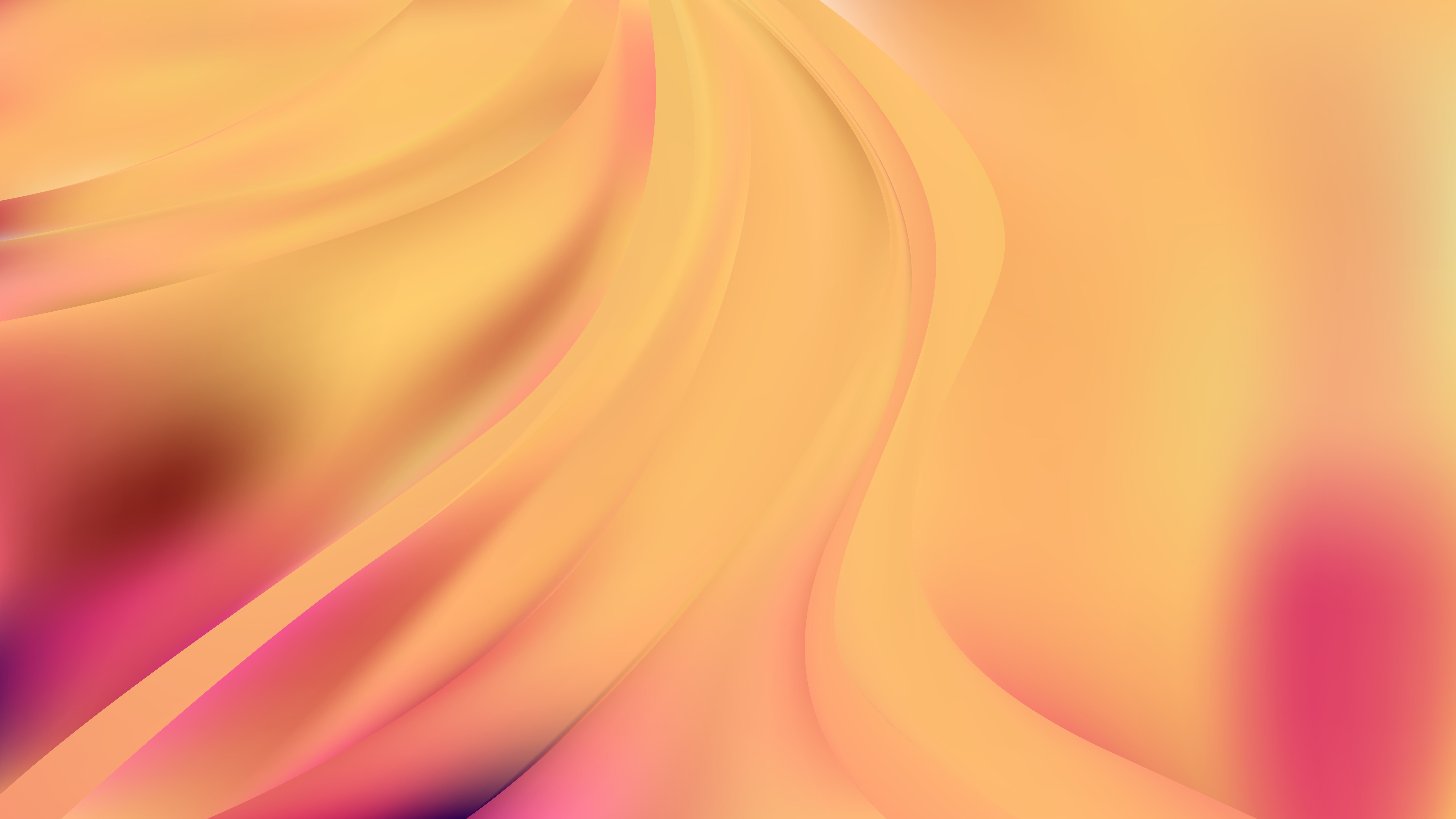 Free Abstract Pink and Orange Wave Background