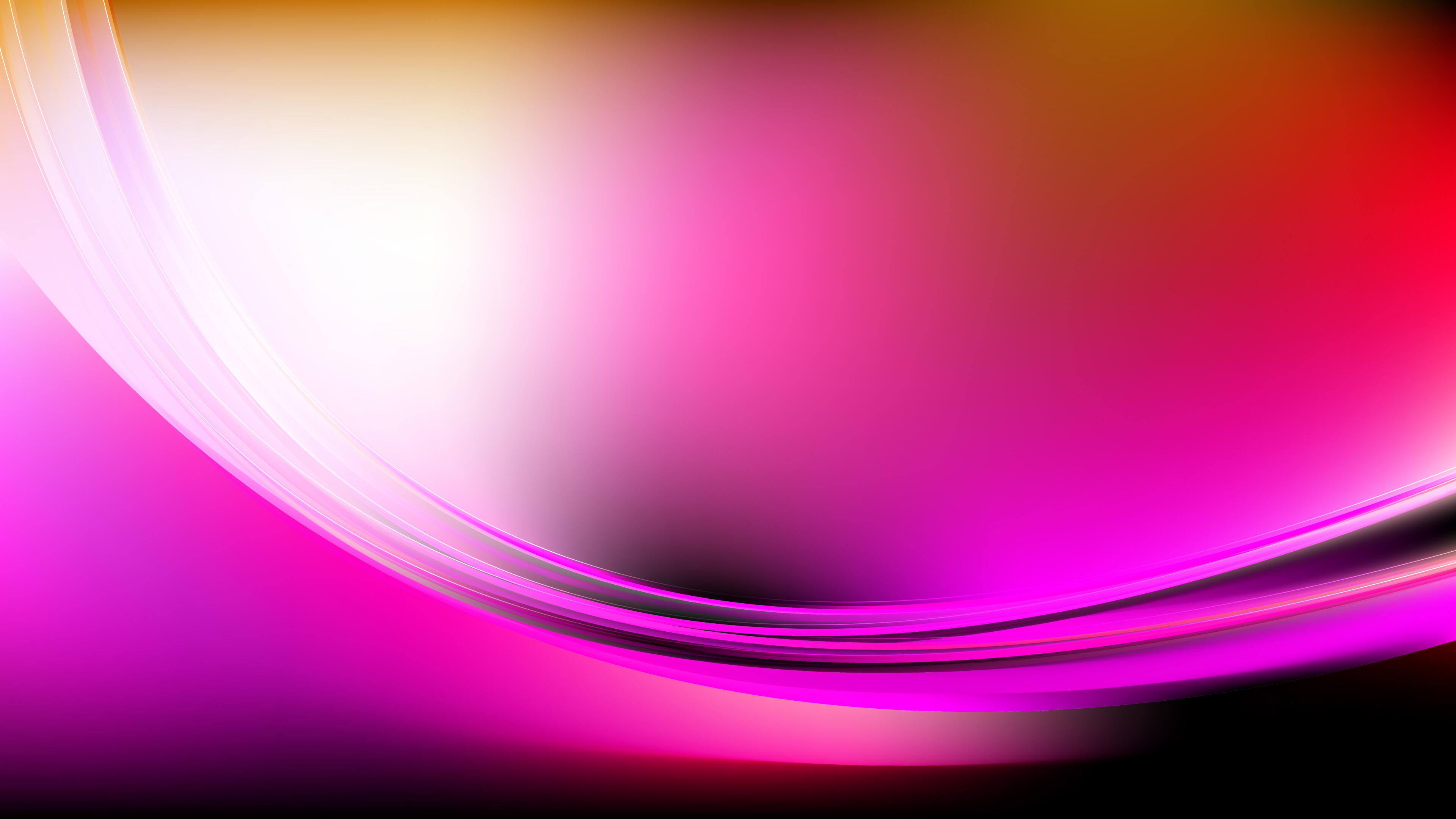 Free Abstract Pink Black and White Wavy Background Design