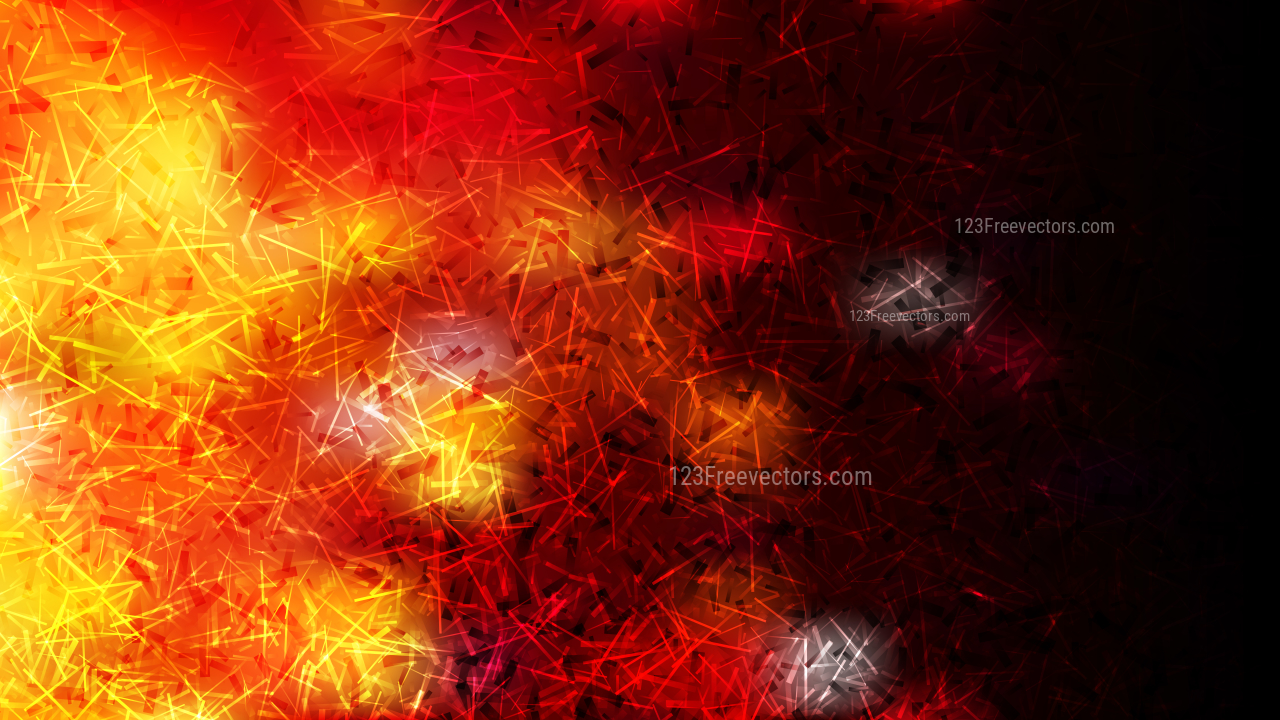 Abstract Black Red and Yellow Texture Background Vector Art