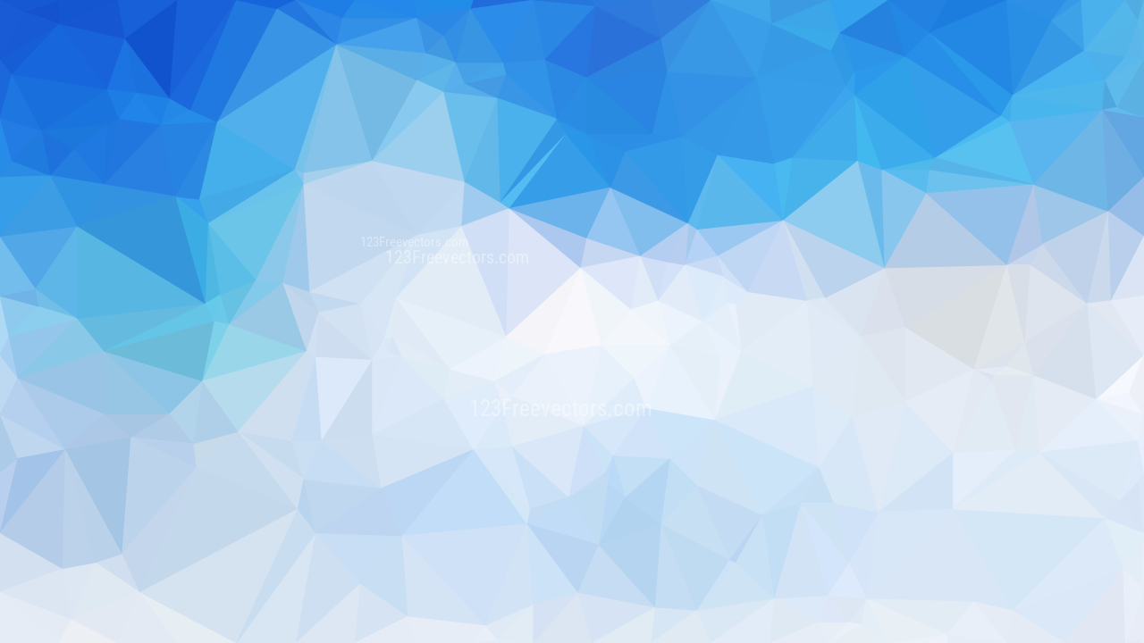 Blue and White Polygon Background