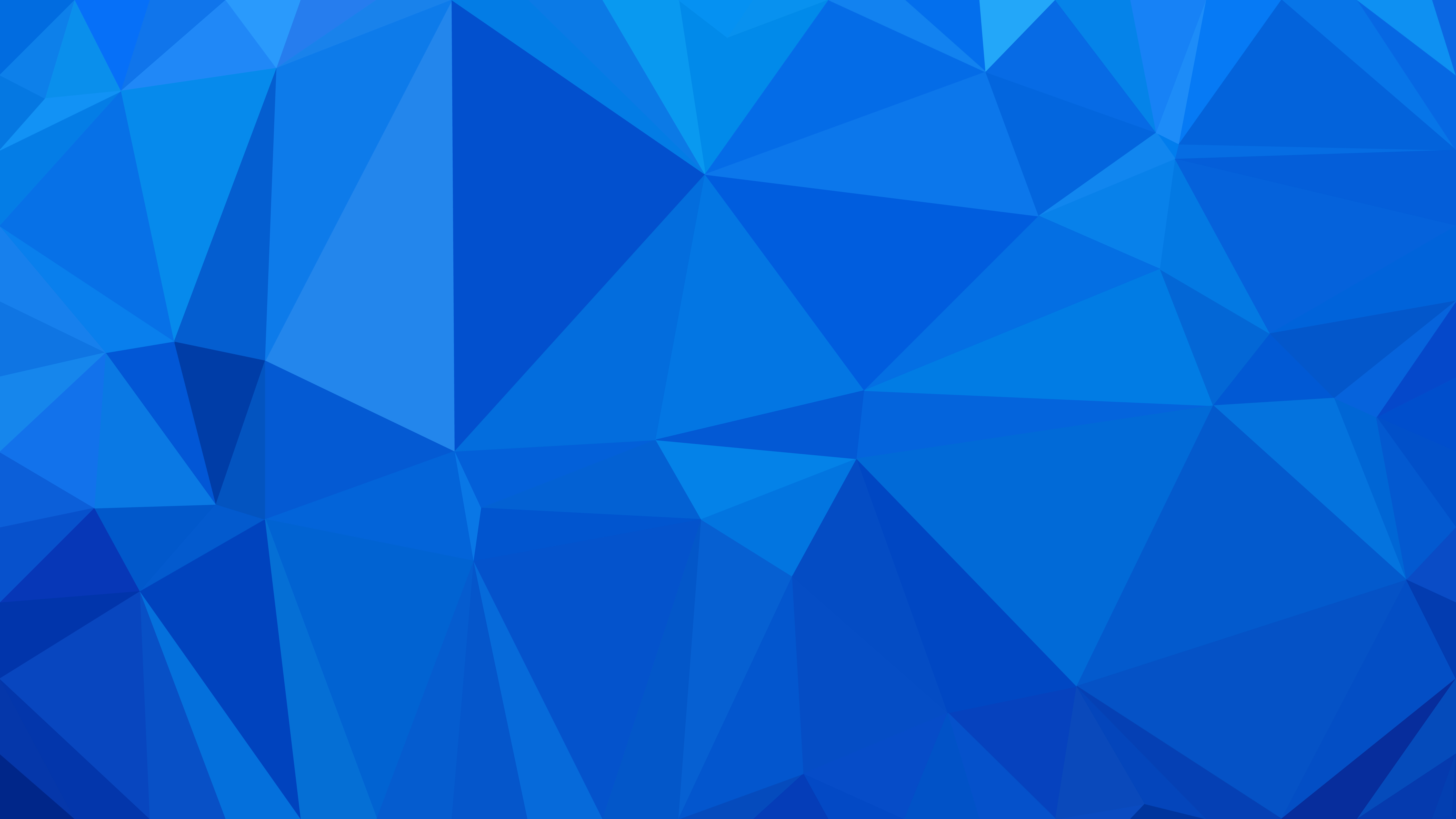 Free Cobalt Blue Low Poly Background Design