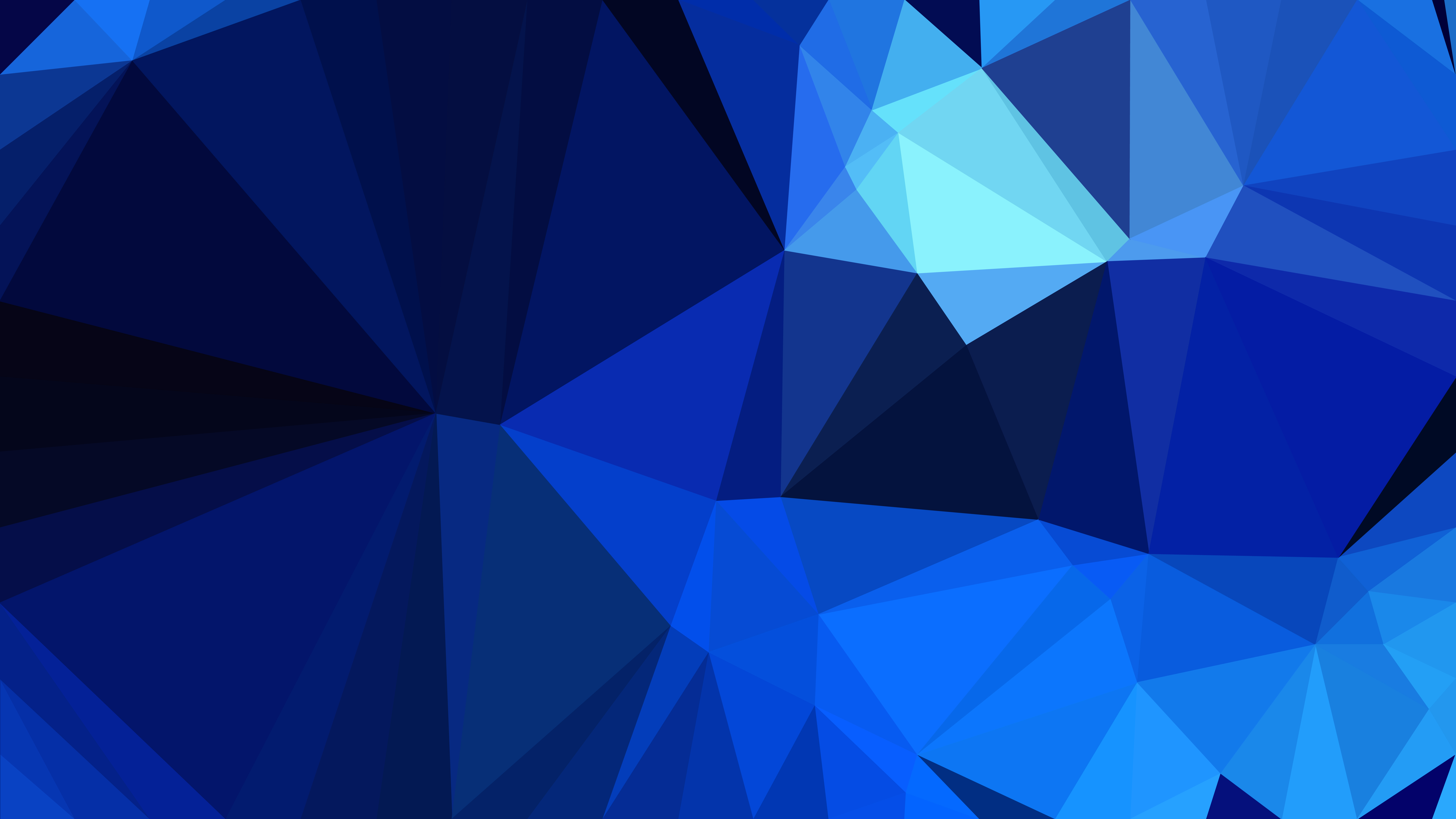 Free Cool Blue Polygon Background Template Design