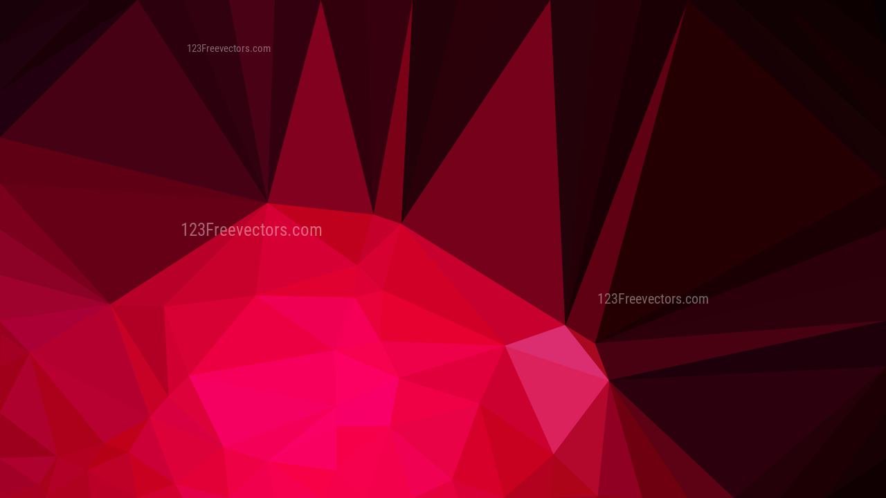 Cool Red Polygon Abstract Background Vector Graphic