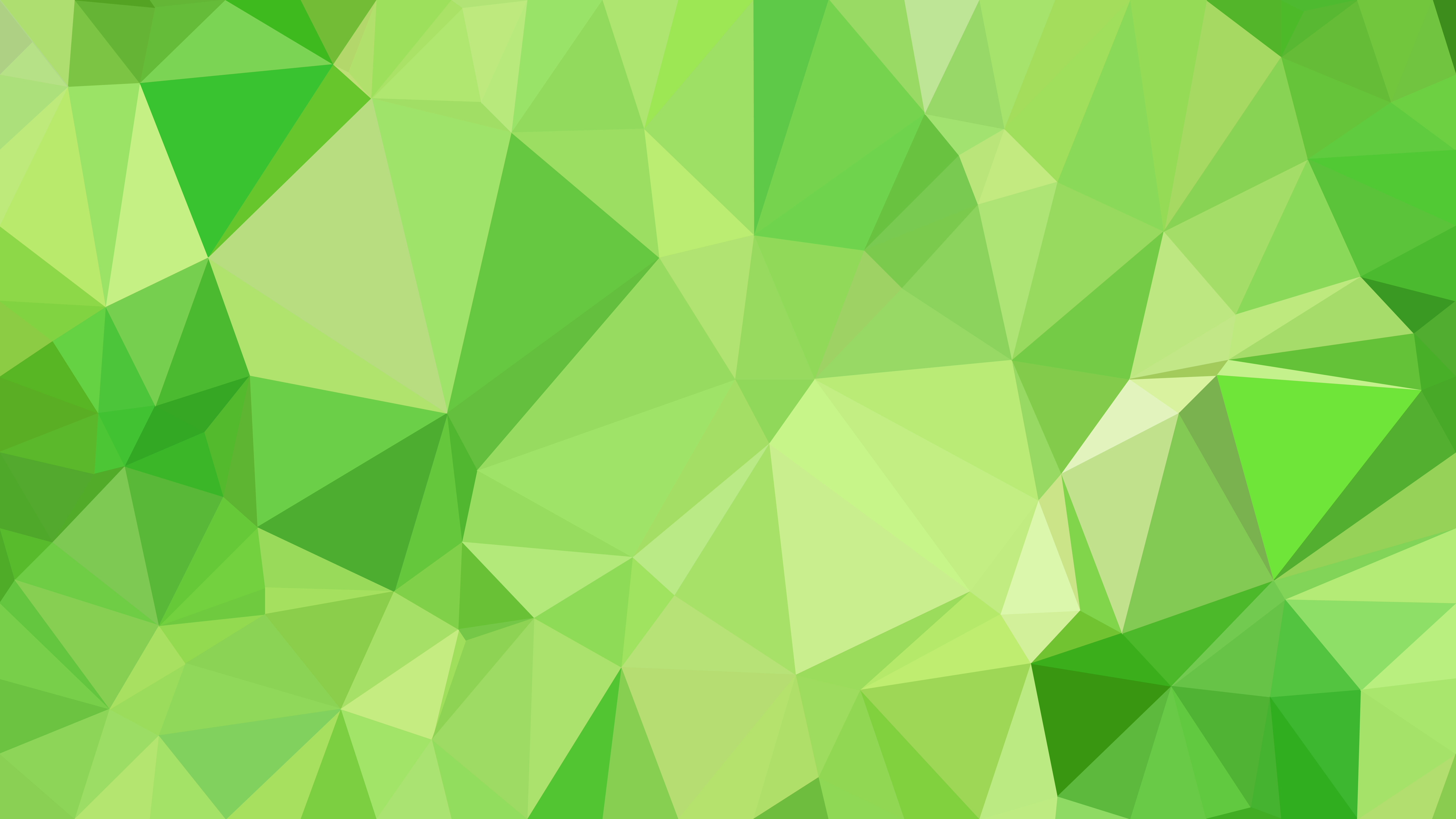 Free Abstract Green Polygonal Background