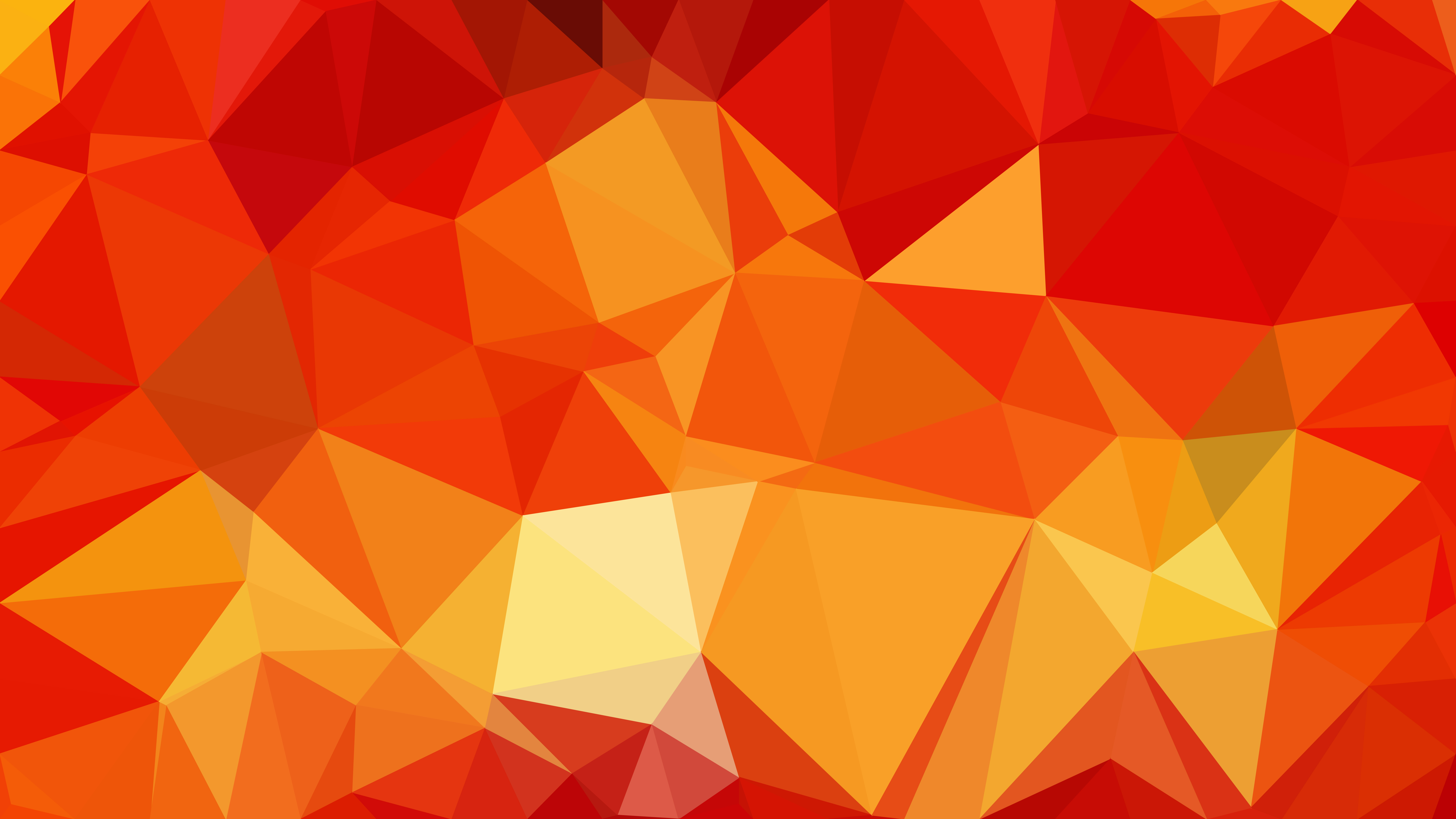 Free Red And Orange Triangle Geometric Background Illustration