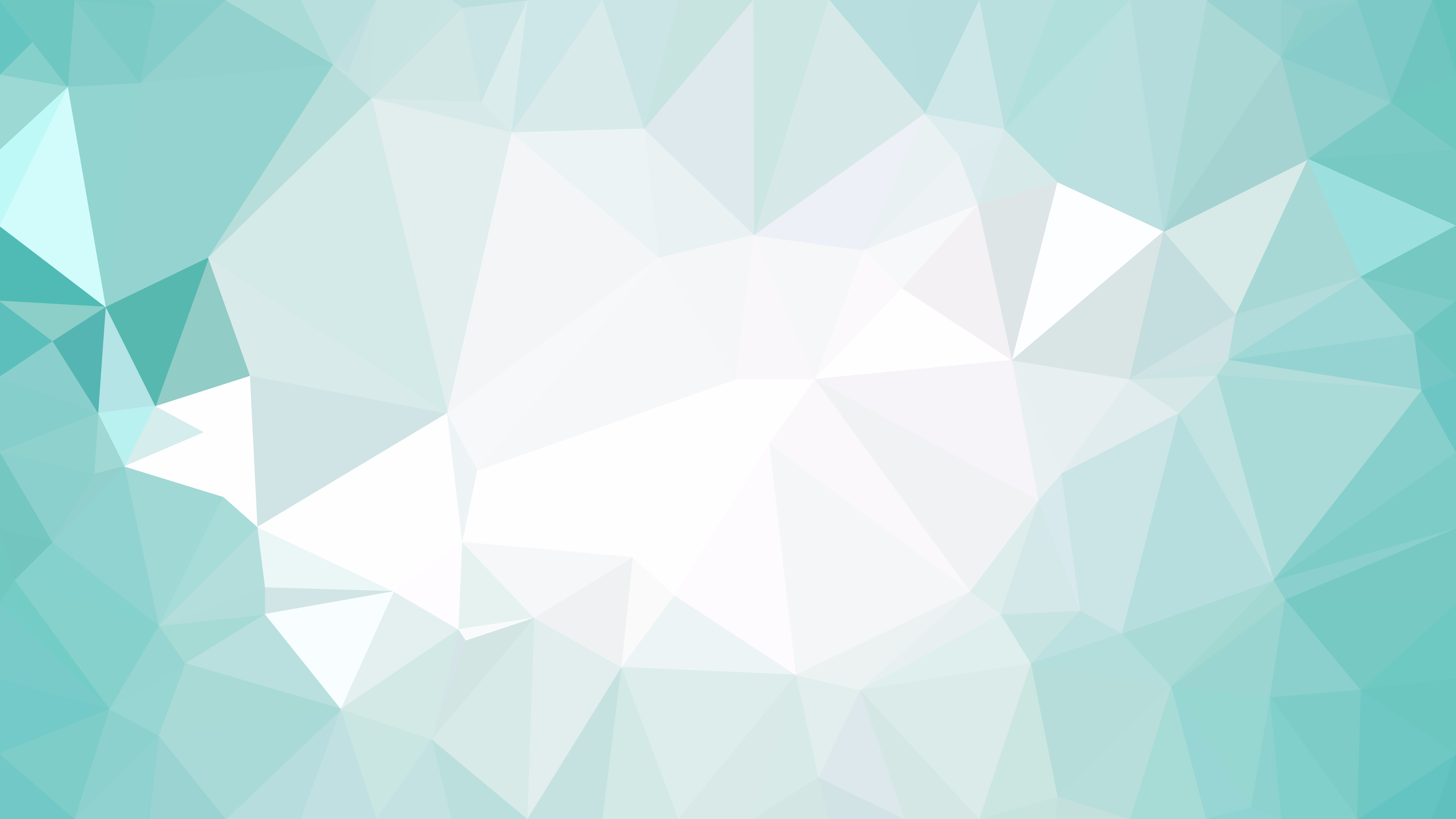 Free Turquoise and White Low Poly Background Template Vector Graphic