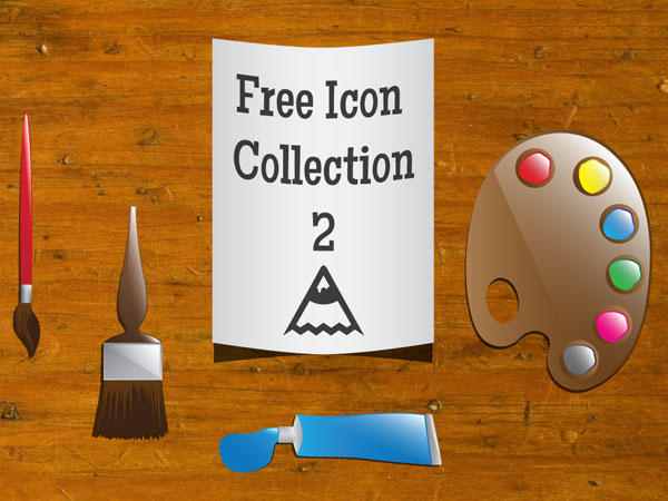 Free Artist Icons Vector Art