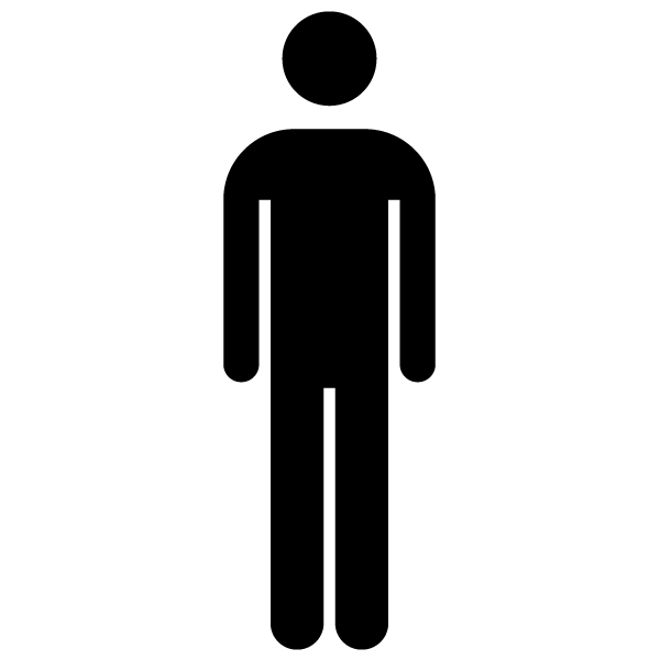 Men’s Room Symbol Vector