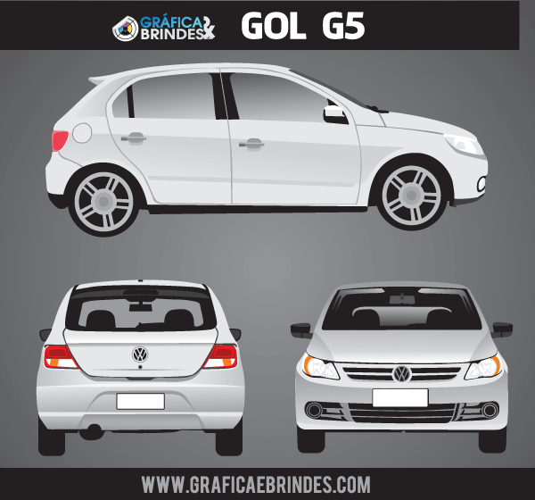 Volkswagen Gol Vector Image
