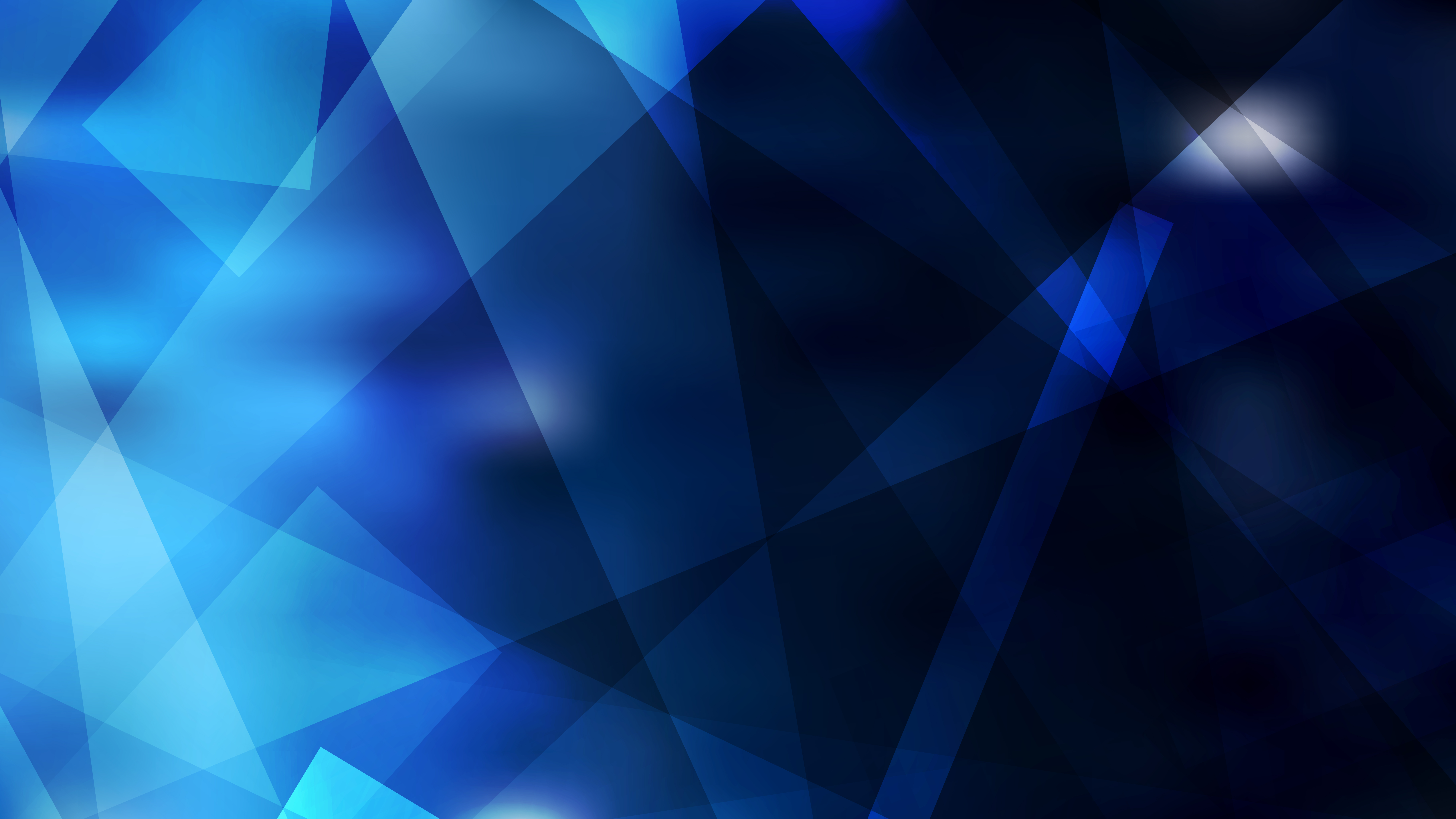 Geometric Abstract Blue Background Hd - lullypoell