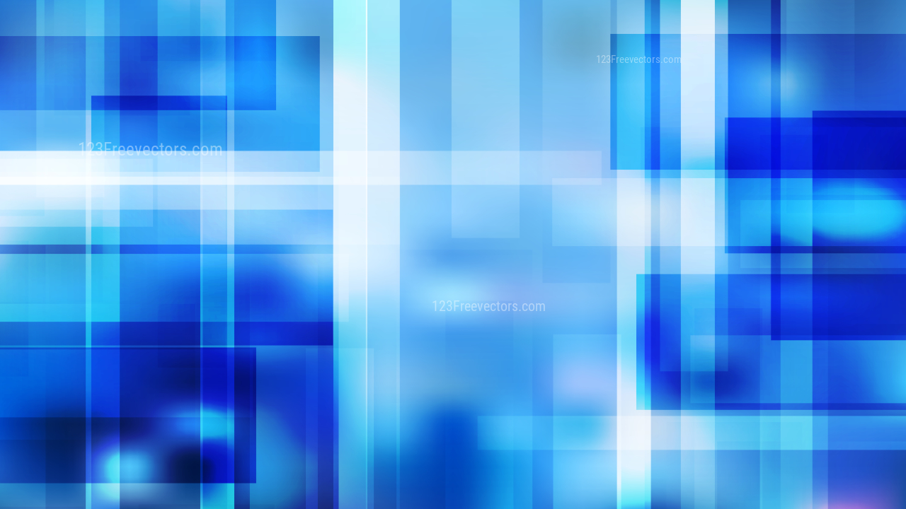 Blue Geometric Shapes Background