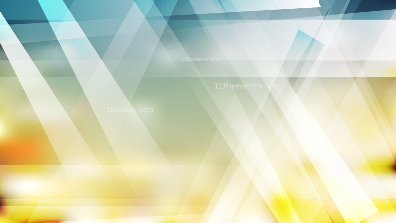 Abstract Geometric Blue and Gold Background