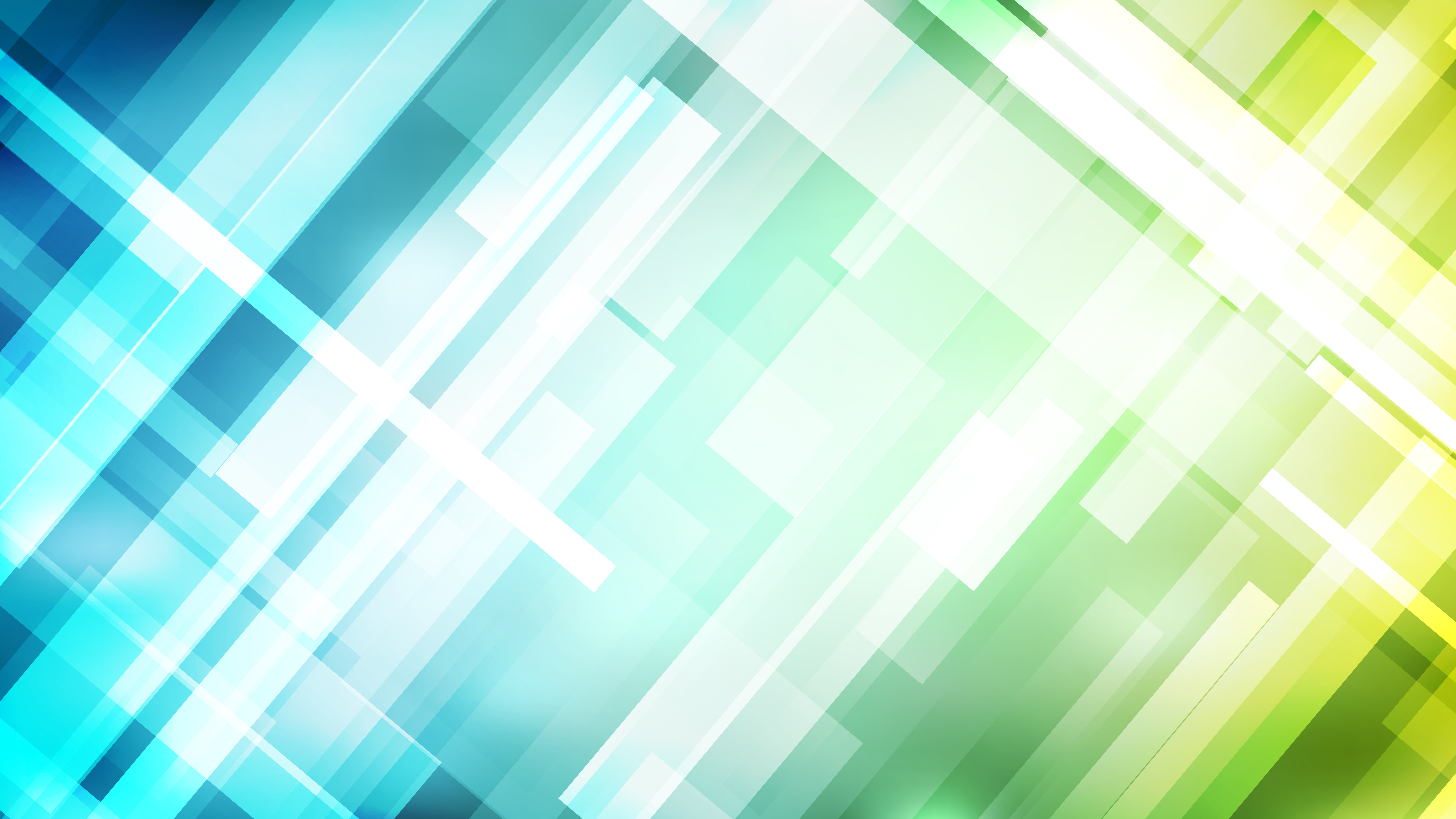 Free Geometric Abstract Blue Green and White Background Graphic