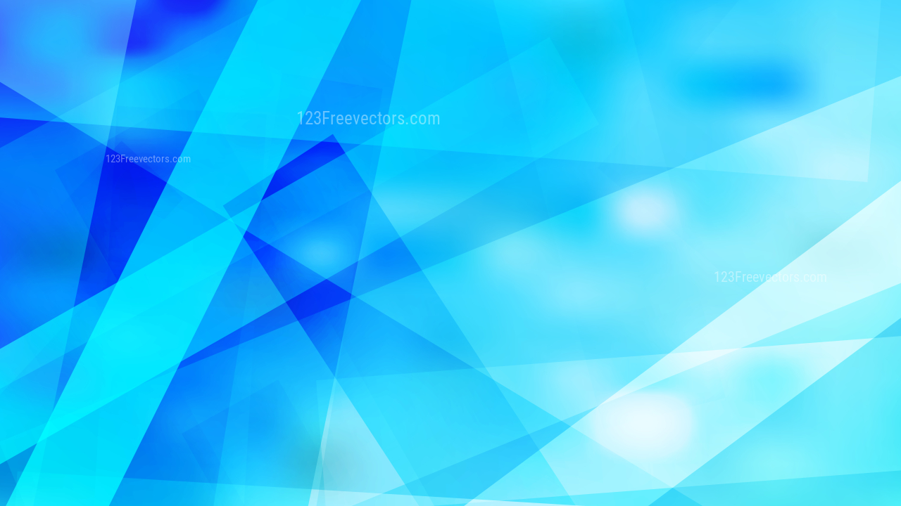 Abstract Bright Blue Modern Geometric Background Illustrator