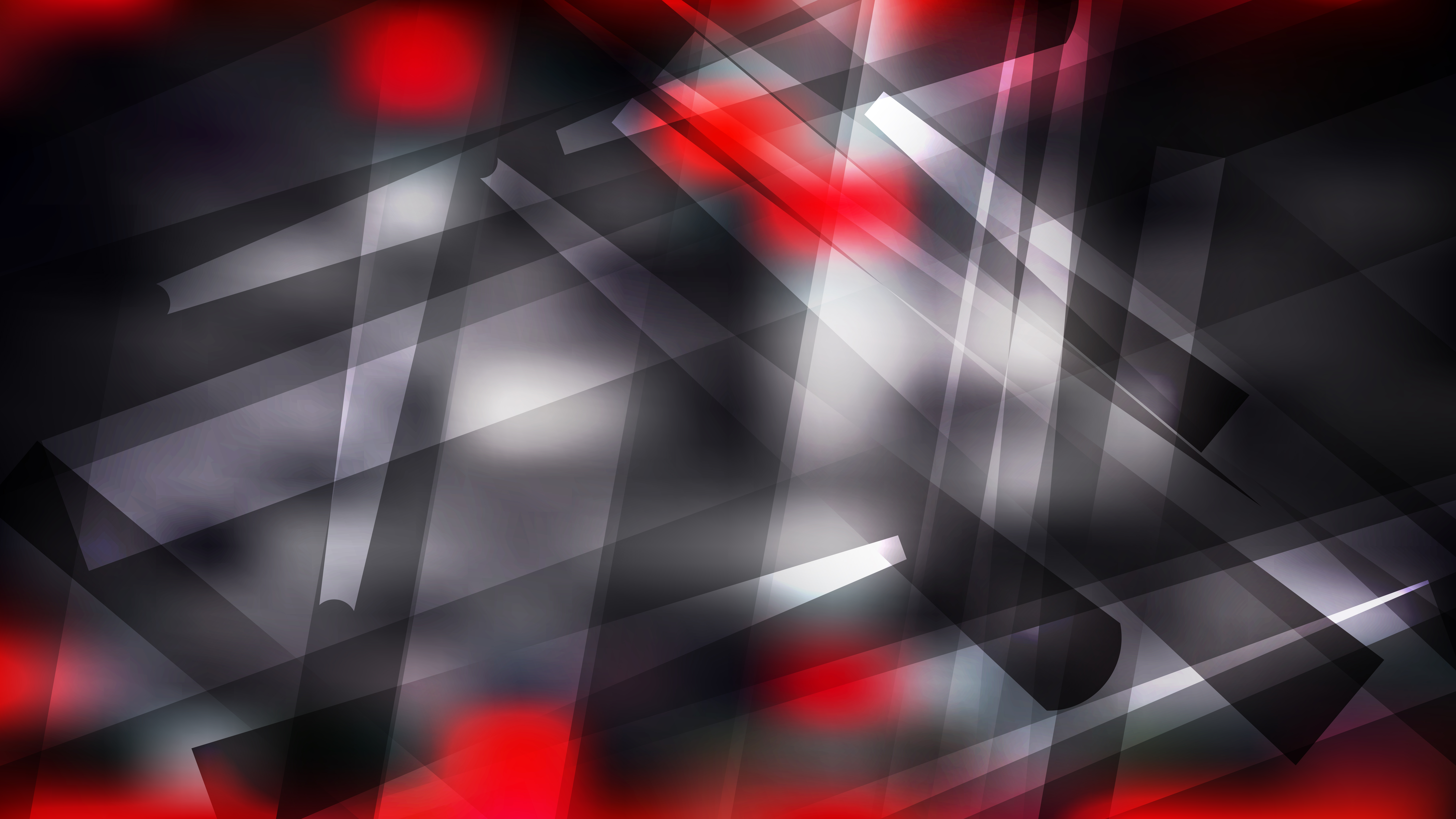 Free Geometric Abstract Red Black and White Background Vector