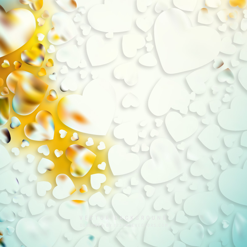 Abstract Valentines Day Heart Background
