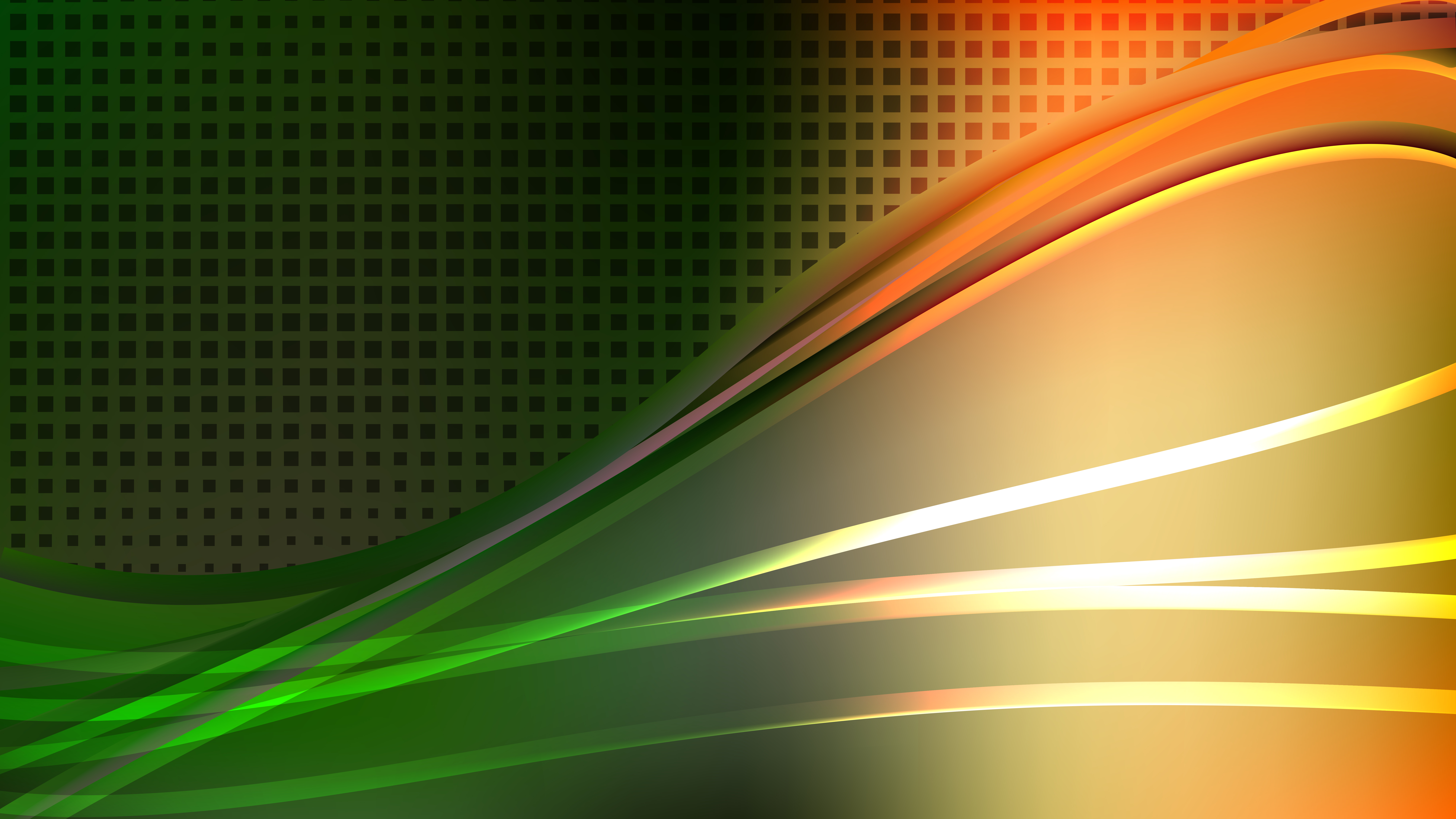 Free Abstract Orange White and Green Background Graphic Design