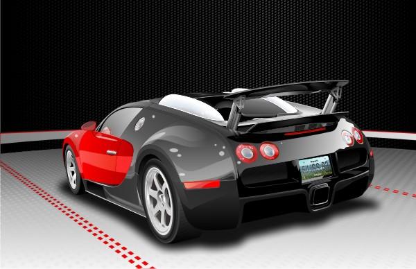 Free Bugatti Veyron Vector