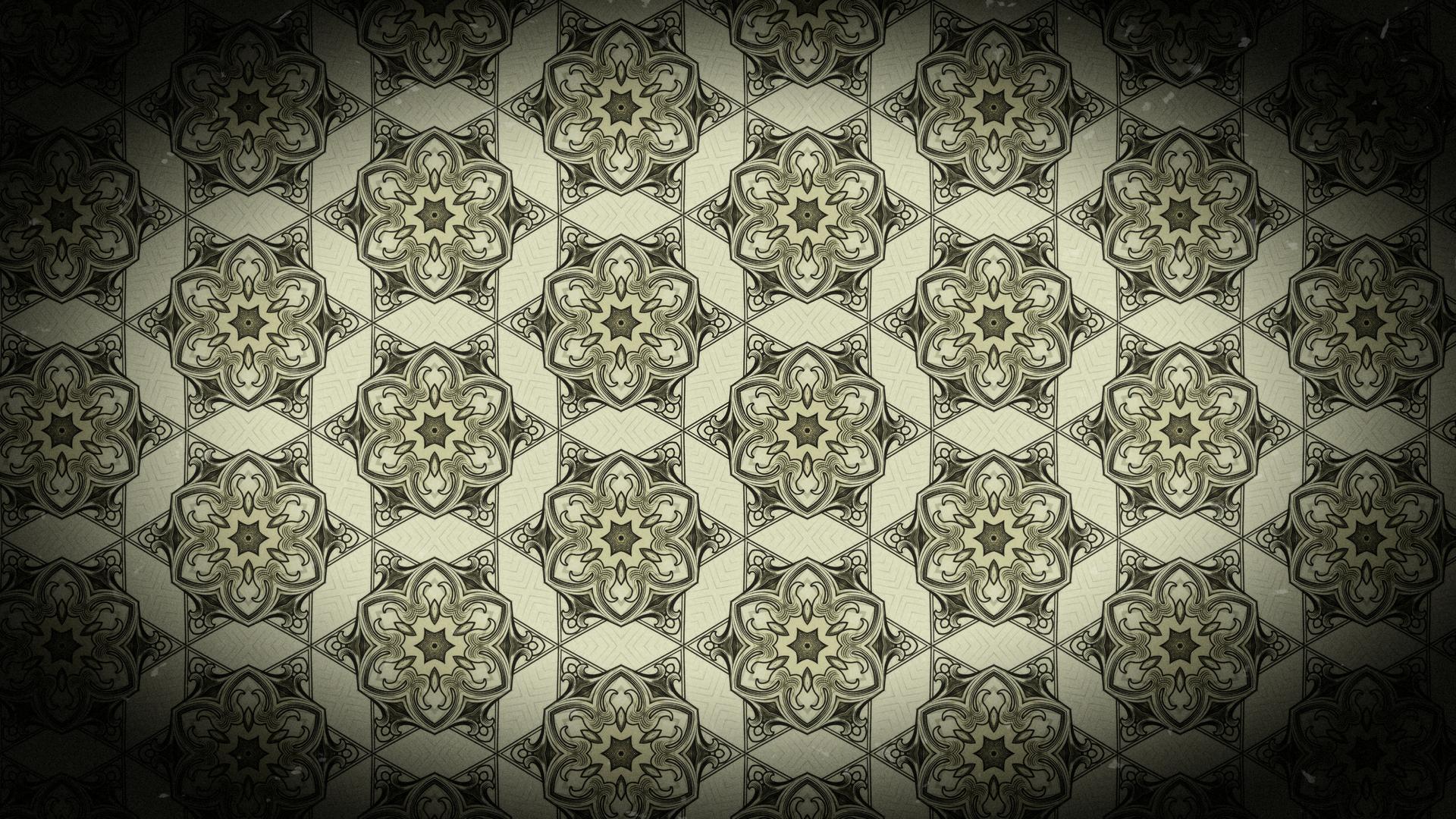 Geometric Floral Pattern