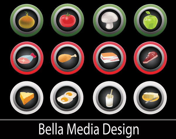 Touch Screen Icons Vector Free