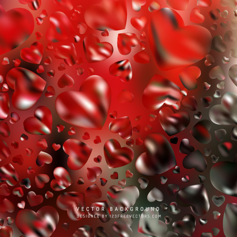 Abstract Valentine Heart Background
